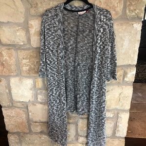 Long cardigan sweater